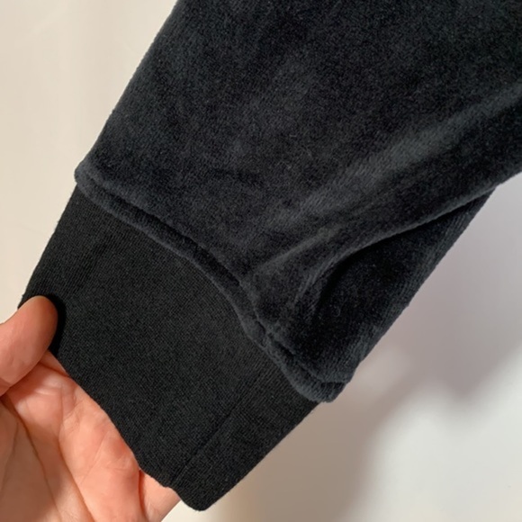 Brunette The Label Black Velvet “Blonde” Hoodie Sweater - Picture 4 of 7